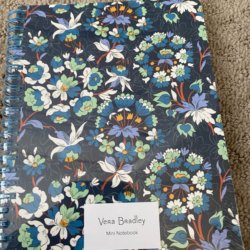 Vera Bradley mini notebook in for Al bursts